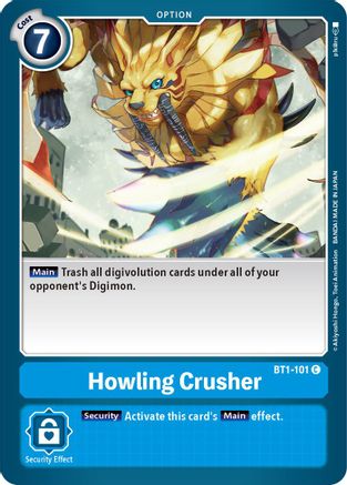 Howling Crusher (BT1-101) - Release Special Booster 1.0