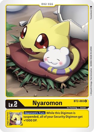 Nyaromon (BT2-003) - Release Special Booster 1.5