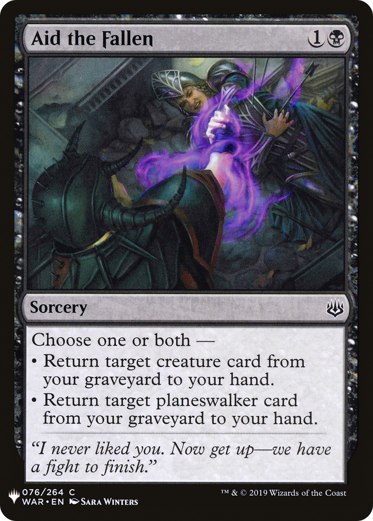 Aid the Fallen (LIST-076) - The List