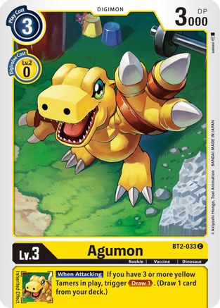 Agumon - BT2-033 (BT2-033) - Release Special Booster 1.5