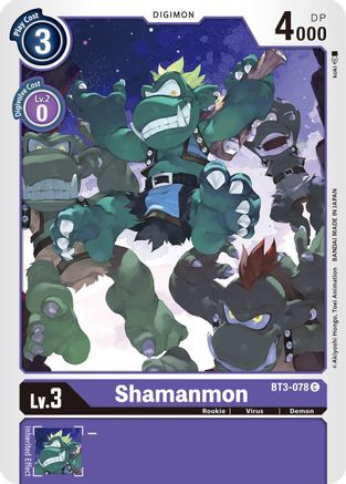 Shamanmon (BT3-078) - Release Special Booster 1.5