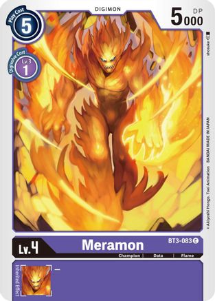 Meramon (BT3-083) - Release Special Booster 1.5
