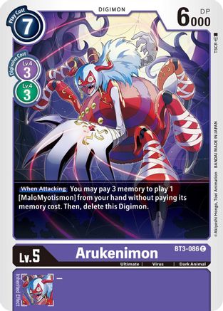 Arukenimon (BT3-086) - Release Special Booster 1.5