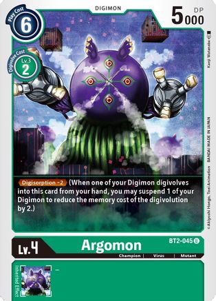 Argomon - BT2-045 (BT2-045) - Release Special Booster 1.5