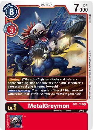 MetalGreymon - BT3-015 (BT3-015) - Release Special Booster 1.5