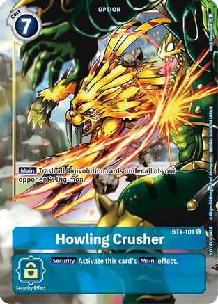 Howling Crusher - BT1-101 (Dash Pack Ver. 1.5) (BT1-101) - Release Special Booster 1.0 Foil