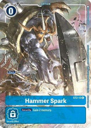 Hammer Spark - ST2-13 (Tamer's Evolution Box) (ST2-13) - Starter Deck 02: Cocytus Blue Foil