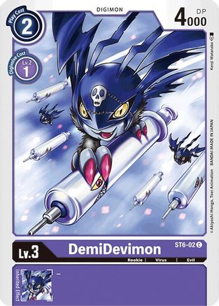DemiDevimon (ST6-02) - Starter Deck 06: Venomous Violet