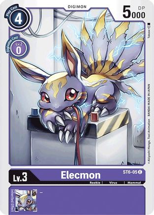 Elecmon (ST6-05) - Starter Deck 06: Venomous Violet