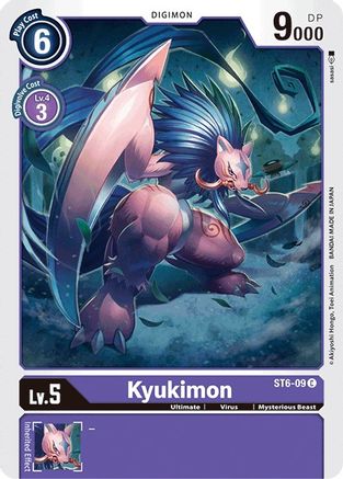 Kyukimon (ST6-09) - Starter Deck 06: Venomous Violet