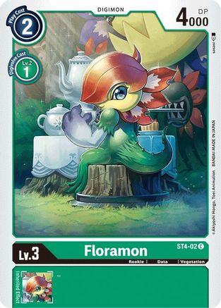 Floramon (ST4-02) - Starter Deck 04: Giga Green