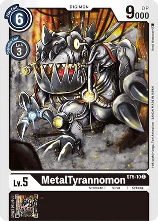 MetalTyrannomon (ST5-10) - Starter Deck 05: Machine Black