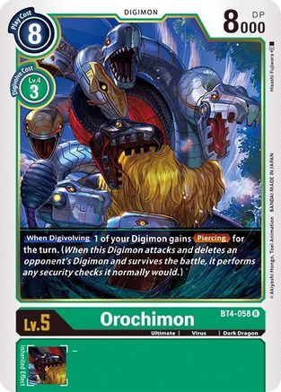 Orochimon (BT4-058) - Great Legend