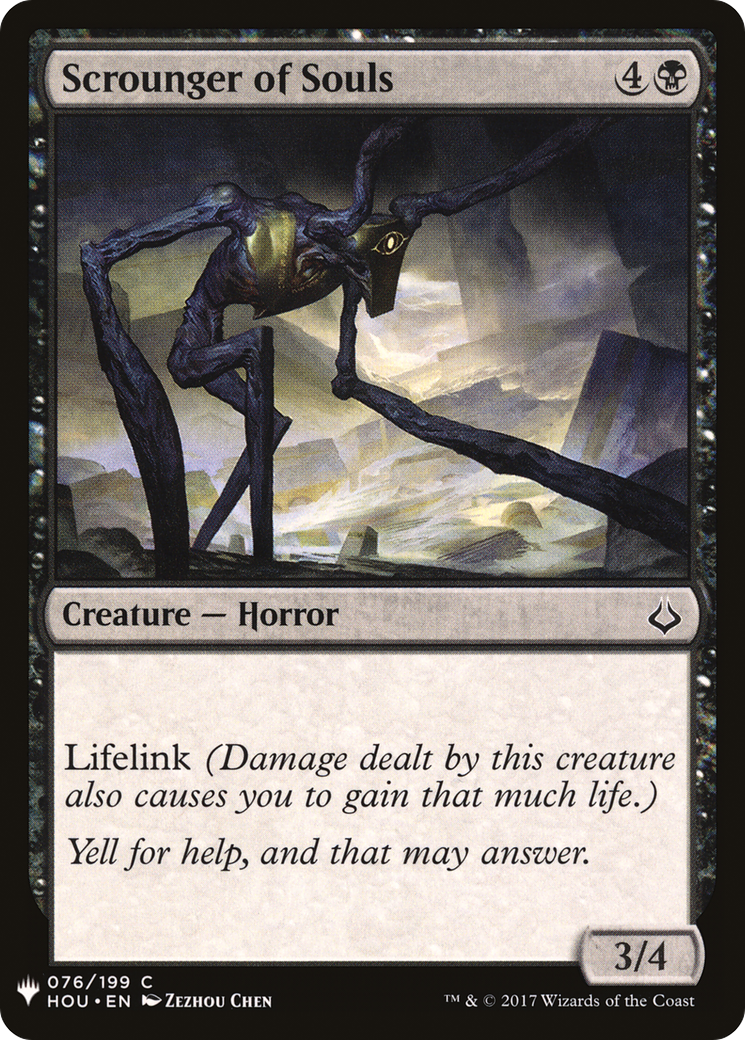 Scrounger of Souls (LIST-076) - The List