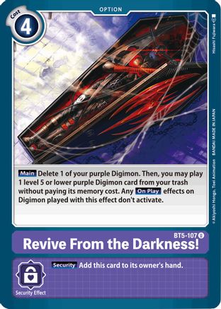 Revive From the Darkness! (BT5-107) - Battle of Omni