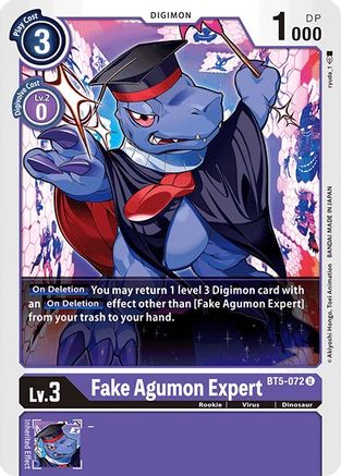 Fake Agumon Expert (BT5-072) - Battle of Omni