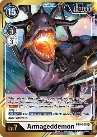 Armageddemon (Alternate Art) (BT5-085) - Battle of Omni Foil