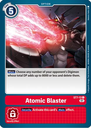 Atomic Blaster (ST7-12) - Starter Deck 07: Gallantmon