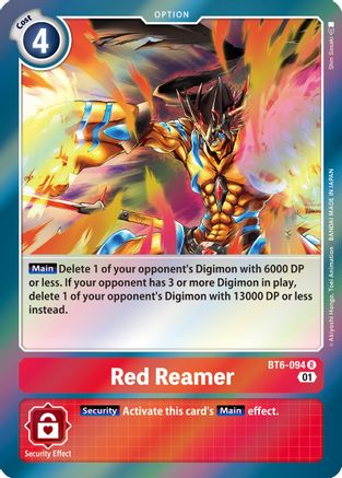 Red Reamer (BT6-094) - Double Diamond Foil