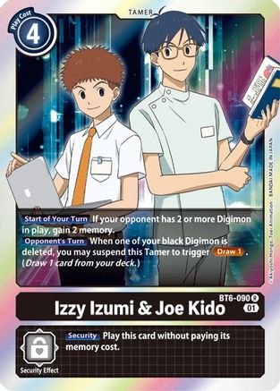 Izzy Izumi & Joe Kido (BT6-090) - Double Diamond Foil
