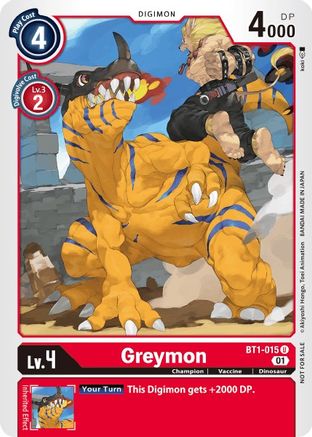 Greymon - BT1-015 (Tamer Party Vol. 3 Promo) (BT1-015) - Release Special Booster 1.0