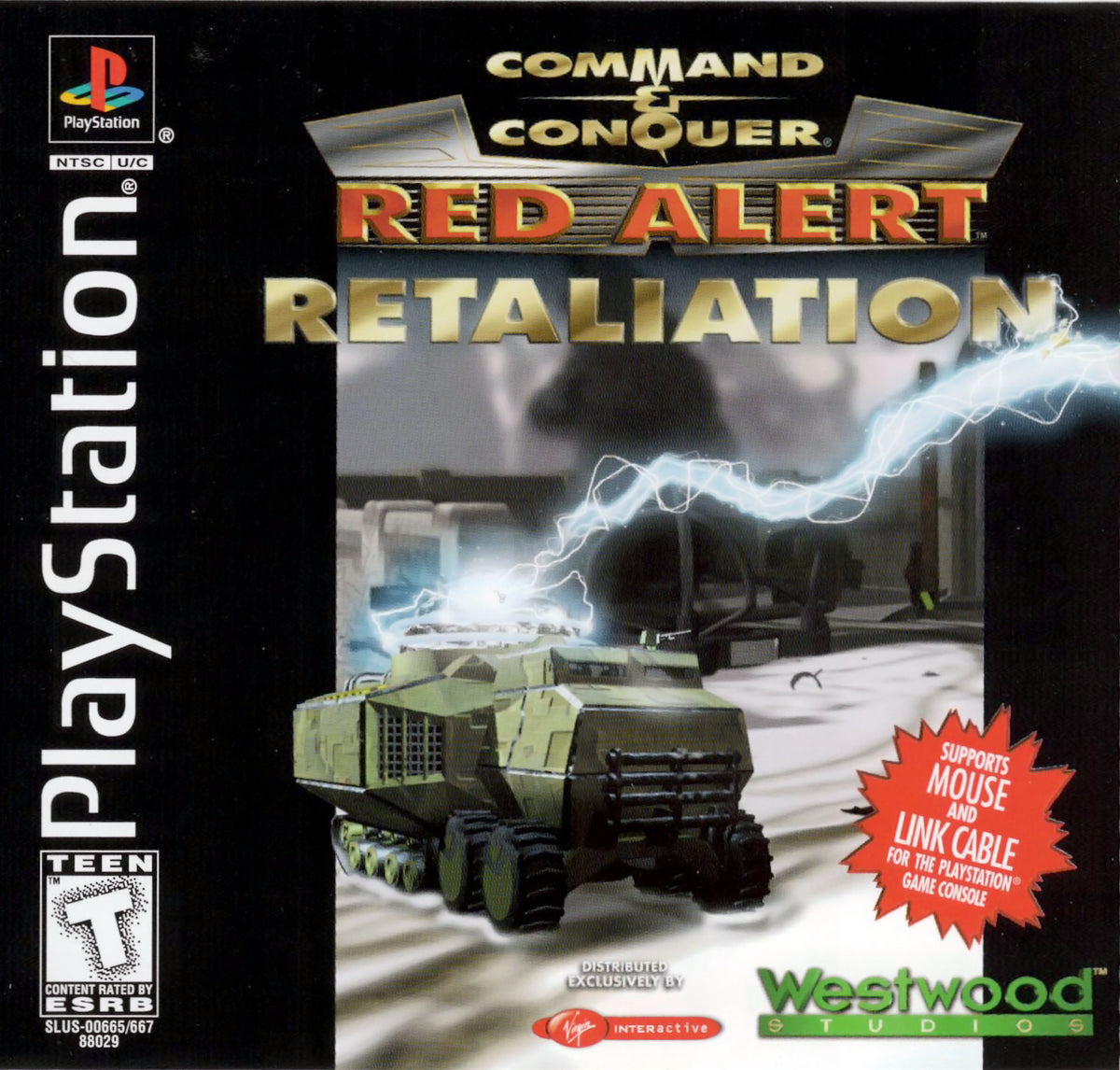 Command & Conquer: Red Alert: Retaliation - PlayStation (PS1)