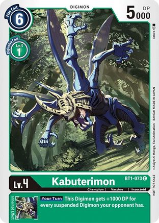 Kabuterimon (Official Tournament Pack Vol.3) (BT1-073) - Release Special Booster 1.0