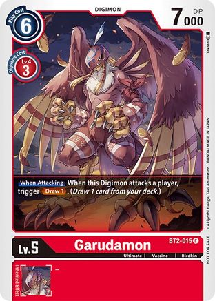 Garudamon - BT2-015 (Official Tournament Pack Vol.3) (BT2-015) - Release Special Booster 1.0