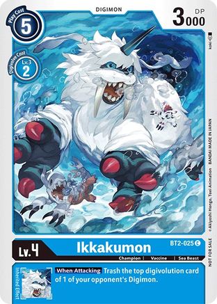 Ikkakumon - BT2-025 (Official Tournament Pack Vol.3) (BT2-025) - Release Special Booster 1.0
