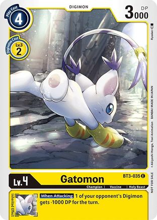 Gatomon - BT3-035 (Official Tournament Pack Vol.3) (BT3-035) - Release Special Booster 1.0