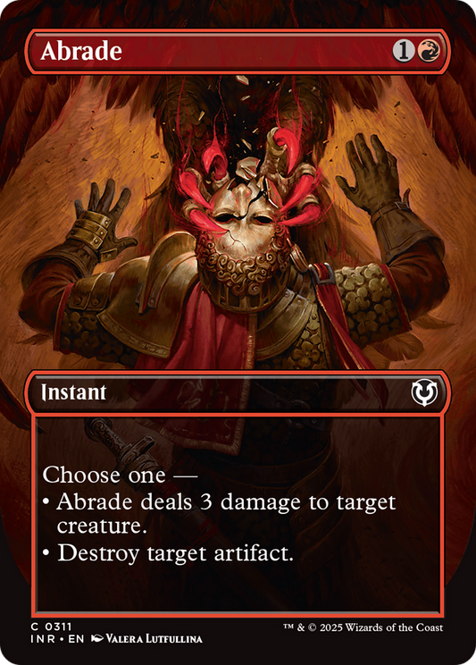 Abrade (INR-311) - Innistrad Remastered (Borderless) Foil