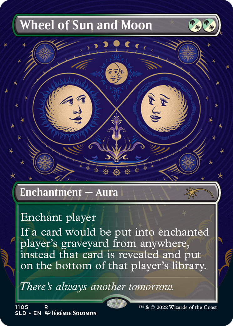 Wheel of Sun and Moon (SLD-1105) - Secret Lair Drop (Borderless)