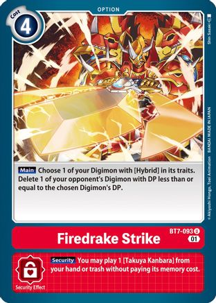 Firedrake Strike (BT7-093) - Next Adventure
