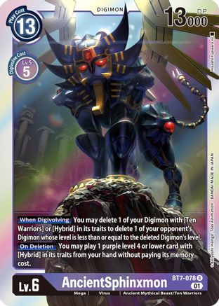 AncientSphinxmon (BT7-078) - Next Adventure Foil