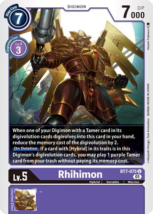 Rhihimon (BT7-075) - Next Adventure