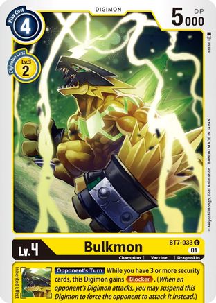 Bulkmon (BT7-033) - Next Adventure