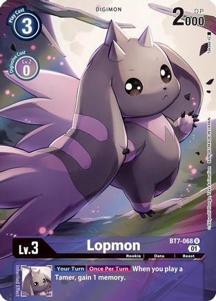 Lopmon (Alternate Art) (BT7-068) - Next Adventure Foil