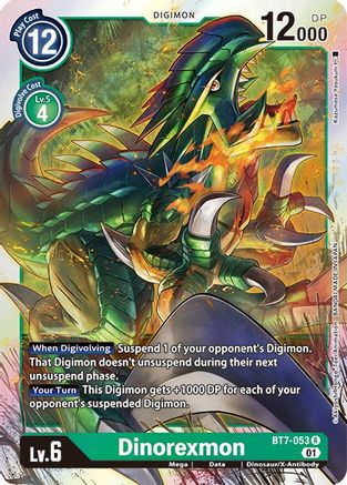 Dinorexmon (BT7-053) - Next Adventure Foil