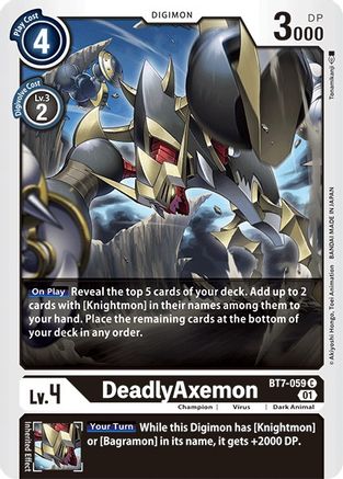 DeadlyAxemon (BT7-059) - Next Adventure