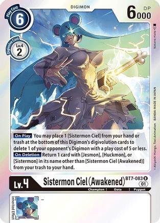 Sistermon Ciel (Awakened) (BT7-083) - Next Adventure Foil