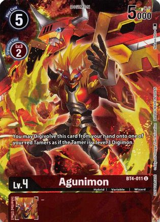 Agunimon (Tamer's Evolution Box 2) (BT4-011) - Great Legend Foil