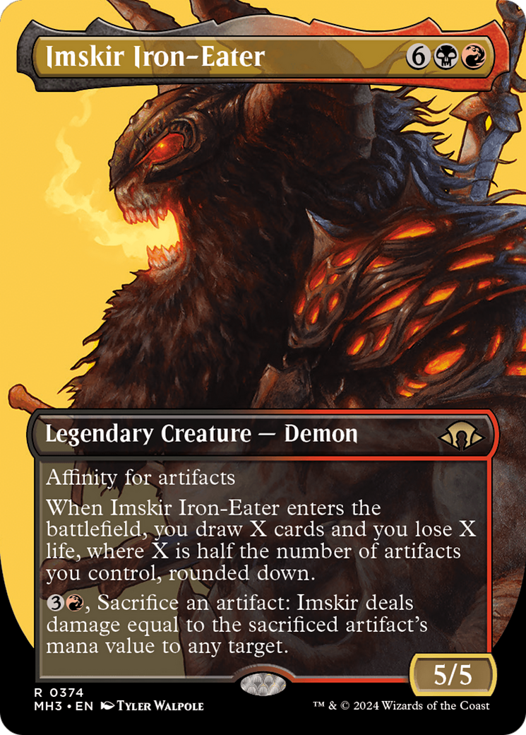 Imskir Iron-Eater (Borderless) (MH3-374) - Modern Horizons 3 (Borderless)