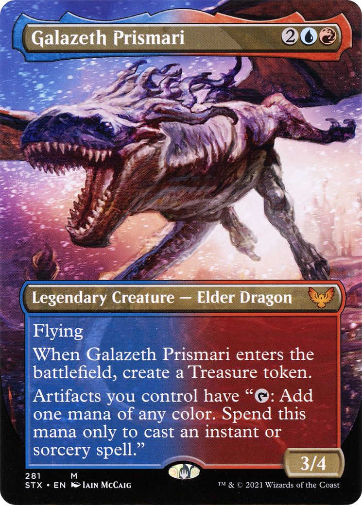 Galazeth Prismari (Borderless) (STX-281) - Strixhaven: School of Mages (Borderless)