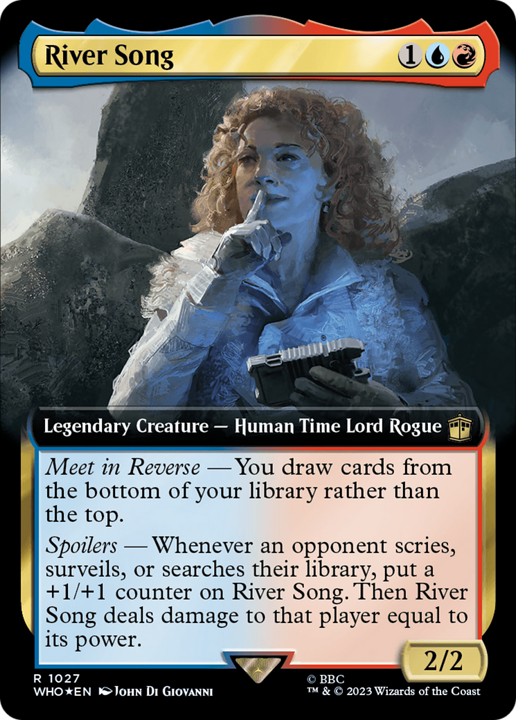 River Song (WHO-1027) - Doctor Who: (Extended Art) Foil
