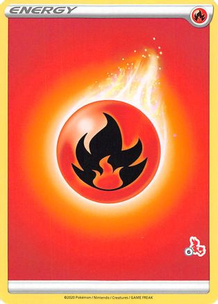 Fire Energy (#6 Cinderace Stamped)  Battle Academy 2022 - Promo