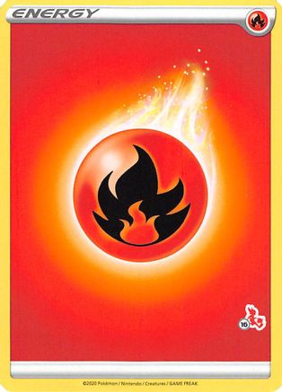 Fire Energy (#16 Cinderace Stamped)  Battle Academy 2022 - Promo