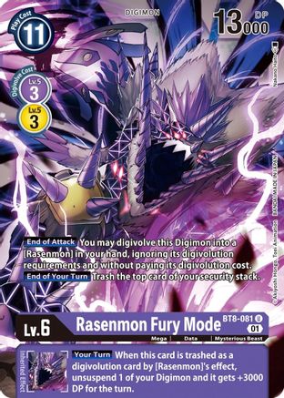 Rasenmon Fury Mode (BT8-081) - New Awakening