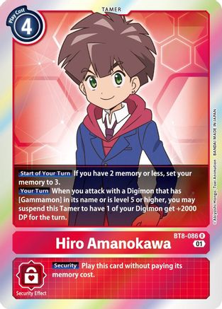 Hiro Amanokawa (BT8-086) - New Awakening Foil