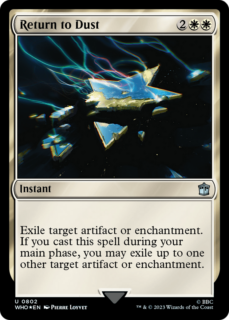 Return to Dust (WHO-802) - Doctor Who Foil