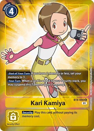 Kari Kamiya (Box Topper) (BT8-090) - New Awakening Foil